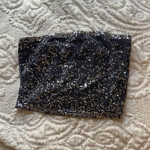 Sequin tube top